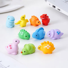 Über 5+ Stück Miniatur-Capybara-Figuren, süßes Set, matschiges Silikon-Nachtlicht, DIY-Schreibtisch-Kollektion, Harz