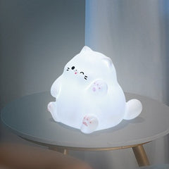 Squishy Winkekatze LED-Nachtlicht aus Silikon – perfektes Geschenk für Kinder und Mädchen