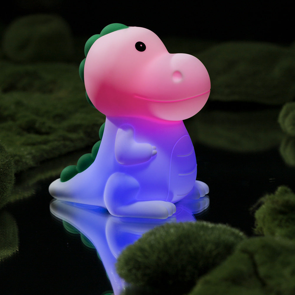 Veilleuse LED en silicone souple en forme de dinosaure - Cadeau idéal pour les enfants et les filles Veilleuse LED en silicone souple en forme de dinosaure - Cadeau idéal pour les enfants et les filles