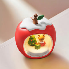 Apple House Christmas Edition Night Light Holiday Glow Gift-Ready Seasonal