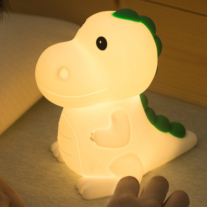 Veilleuse LED en silicone souple en forme de dinosaure - Cadeau idéal pour les enfants et les filles Veilleuse LED en silicone souple en forme de dinosaure - Cadeau idéal pour les enfants et les filles