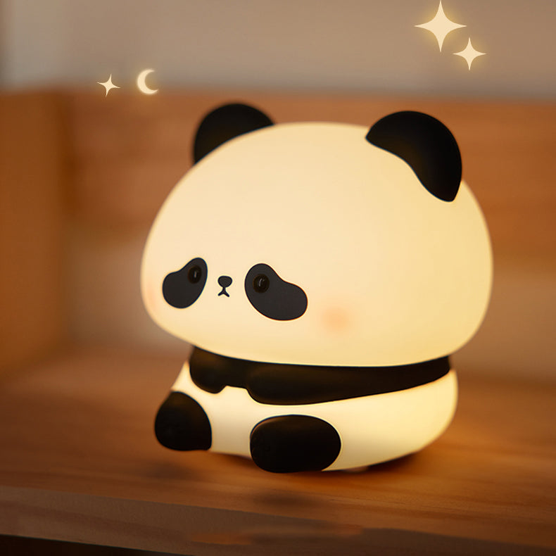 Veilleuse LED panda super adorable en silicone squishy - Cadeau idéal pour les enfants et les filles Veilleuse LED panda super adorable en silicone squishy - Cadeau idéal pour les enfants et les filles