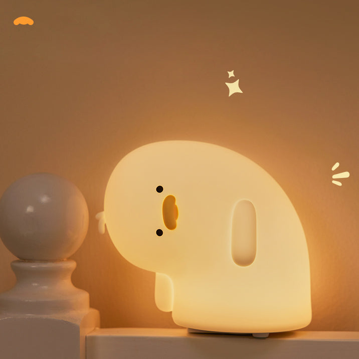 Huggwaii Cute Duck LED Squishy Night Light For Gift USB Rechargeable Duck Lamp Huggwaii Cute Duck LED Squishy Night Light For Gift USB Rechargeable Duck Lamp
