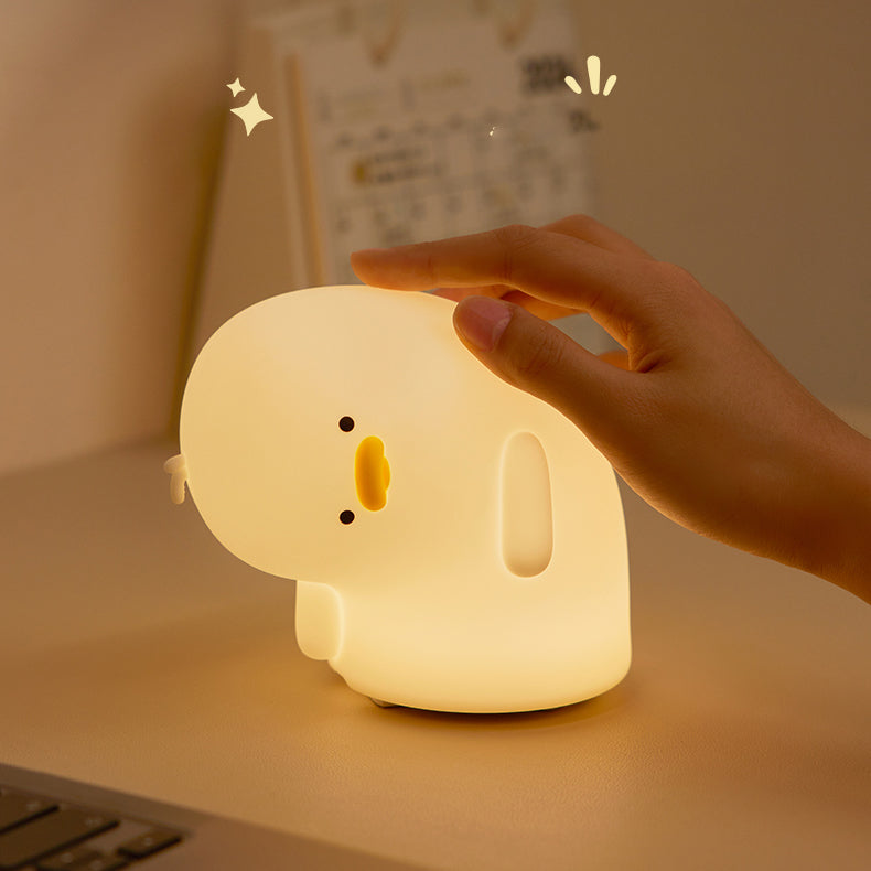 Squishy Silicone Duck Crooked Neck LED Night Light - Perfect Gift for Kids and Girls Squishy Silicone Duck Crooked Neck LED Night Light - Perfect Gift for Kids and Girls
