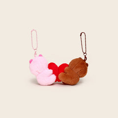 Cute Capybara Couple Keychain Sweet Girlfriend Gift