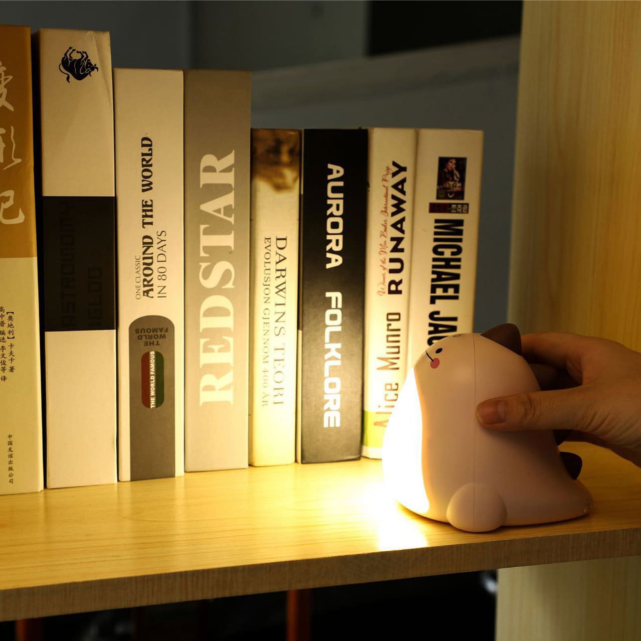 Veilleuse LED tactile Chubby Dino - Cadeau idéal pour les enfants et les filles Veilleuse LED tactile Chubby Dino - Cadeau idéal pour les enfants et les filles