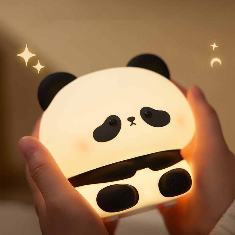 Veilleuse LED panda super adorable en silicone squishy - Cadeau idéal pour les enfants et les filles Veilleuse LED panda super adorable en silicone squishy - Cadeau idéal pour les enfants et les filles
