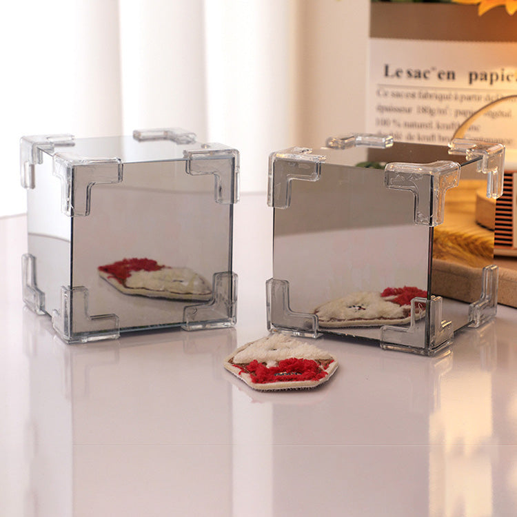 Handcrafted DIY Tulips Mirror LED Night Light For Gift USB plug Plug-In Tulips Lamp Handcrafted DIY Tulips Mirror LED Night Light For Gift USB plug Plug-In Tulips Lamp