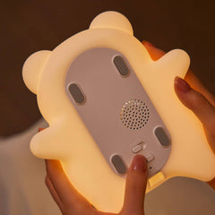 Breathing Bear Snuggly Squishy Silicone Sleeping Companion Sound LED Night Light Perfect Gift