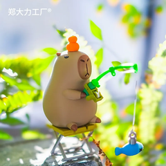 Magnetic Dolphin Capibalaka Doll Desktop Ornament 3d Printing Creative Interactive Desk Toy Decoration