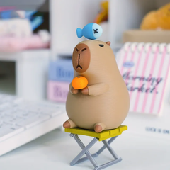 Magnetic Dolphin Capibalaka Doll Desktop Ornament 3d Printing Creative Interactive Desk Toy Decoration