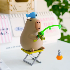 Magnetic Dolphin Capibalaka Doll Desktop Ornament 3d Printing Creative Interactive Desk Toy Decoration