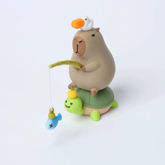 Magnetic Dolphin Capibalaka Doll Desktop Ornament 3d Printing Creative Interactive Desk Toy Decoration