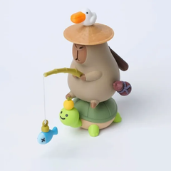 Magnetic Dolphin Capibalaka Doll Desktop Ornament 3d Printing Creative Interactive Desk Toy Decoration