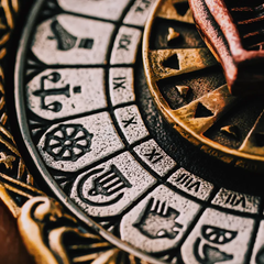 Tarot & All-Seeing Eye Wheel – Unveil the Mysteries of Fate Pendant
