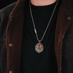 Tarot & All-Seeing Eye Wheel – Unveil the Mysteries of Fate Pendant