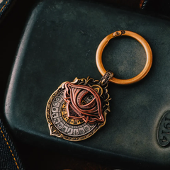 Tarot & All-Seeing Eye Wheel – Unveil the Mysteries of Fate Pendant