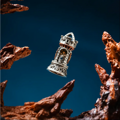 Medieval Guardian Pendant – Dual-Sided Rotating Warrior Pendant