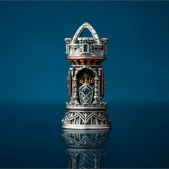 Medieval Guardian Pendant – Dual-Sided Rotating Warrior Pendant