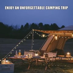 Solar-Powered Portable Camping Lantern Tent Lights USB Rechargeable Led Lamp