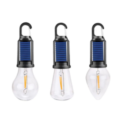 Solar-Powered Portable Camping Lantern Tent Lights USB Rechargeable Led Lamp