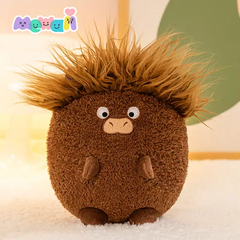 MeWaii® Stuffed Animal Kawaii Highland Cattle Plush Pillow Squishy Toy With Hoodie