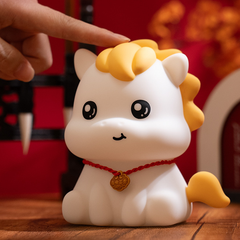 Little Pony Silicone Squishy Night Light Cute Sitting LED Lamp Perfect Gift