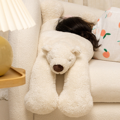 Polar Fleece Bear Weighted Stuffed Animal