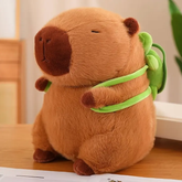Kawaii Capybara Plush With Turtle Bag Plushies Squishy Pillow Toy