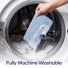Machine washable weighted eye mask