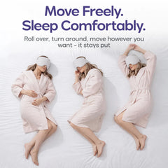 Comfortable eye mask for different sleep positions