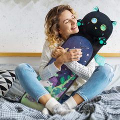 MeWaii® Original Design Magic Mint Kitten Stuffed Animal Kawaii Plush Pillow Squishy Toy