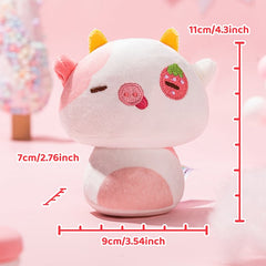 1 mini peluche champignon de 10,2 cm au hasard.
