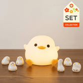 Süße Ente LED Squishy Nachtlicht für Geschenk USB wiederaufladbare Ente Lampe