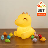 MeWaii® Squishy Silikon, süßes T-Rex-LED-Nachtlicht – perfektes Geschenk für Kinder und Mädchen
