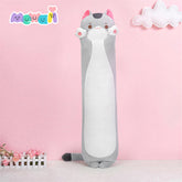 MeWaii® Kitten Gray Stuffed Animal Kawaii Plush Pillow Squishy Toy