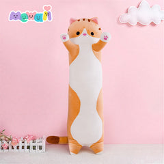 MeWaii® Cat Plush Orange Stuffed Animal Kawaii Plush Pillow Squishy Toy