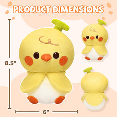 MeWaii® Food Fruit Animals Series Banana Cockatiel Pillow Kawaii Plush Pillow Squish Toy