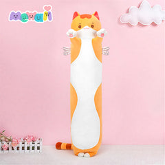 MeWaii® Original Design Kitten Orange Stuffed Animal Kawaii Plush Pillow Squishy Toy