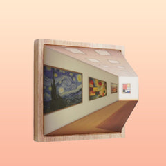 3D-Brille-freie Galerie Optische Täuschung Wandlampe & Nachtlicht