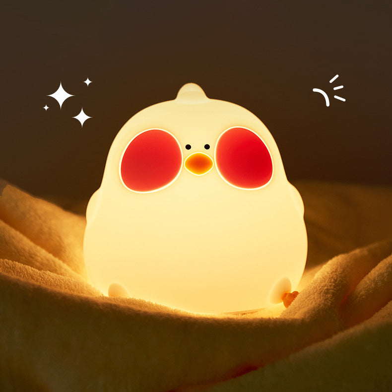 Squishy Silikon Kuckuckshuhn LED-Nachtlicht - Perfektes Geschenk für Kinder und Mädchen Squishy Silikon Kuckuckshuhn LED-Nachtlicht - Perfektes Geschenk für Kinder und Mädchen