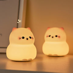 Lampe de nuit à motif de chaton mignon, meilleur cadeau pour bébé et fille
