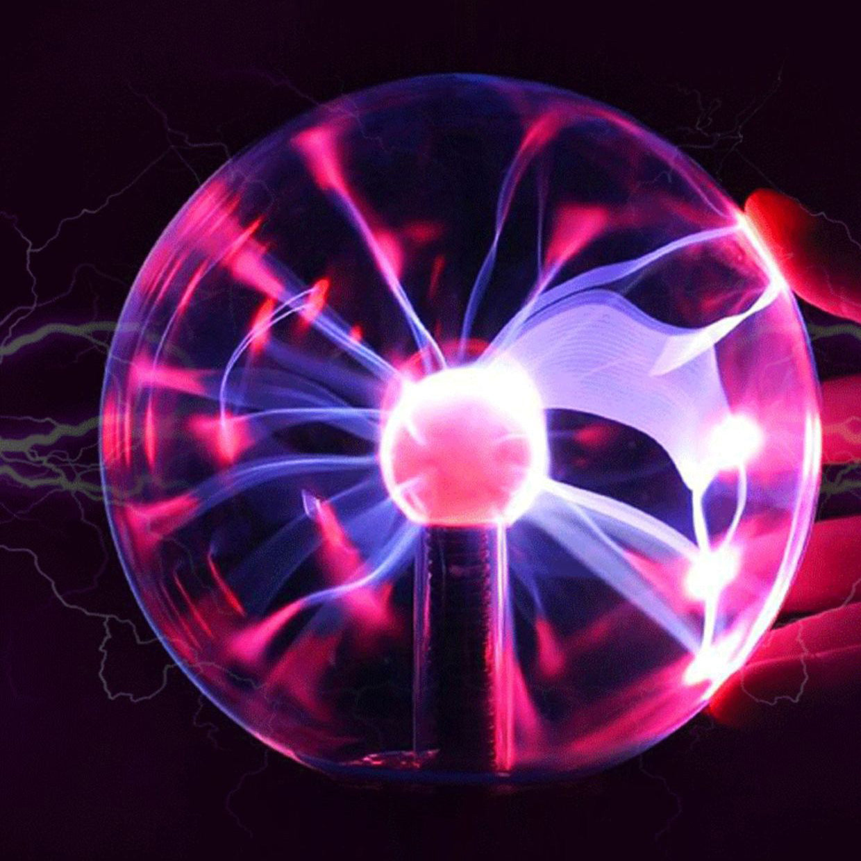 Heart Plasma Static Glow Magic Lightning Ball Heart Plasma Static Glow Magic Lightning Ball