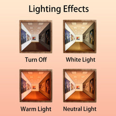 3D-Brille-freie Galerie Optische Täuschung Wandlampe & Nachtlicht