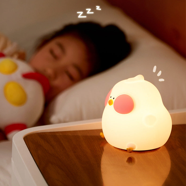 Squishy Silikon Kuckuckshuhn LED-Nachtlicht - Perfektes Geschenk für Kinder und Mädchen Squishy Silikon Kuckuckshuhn LED-Nachtlicht - Perfektes Geschenk für Kinder und Mädchen