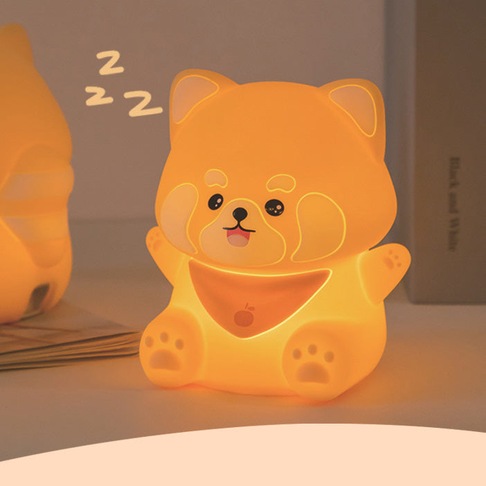Squishy Silikon-Waschbär-LED-Nachtlicht – perfektes Geschenk für Kinder und Mädchen Squishy Silikon-Waschbär-LED-Nachtlicht – perfektes Geschenk für Kinder und Mädchen