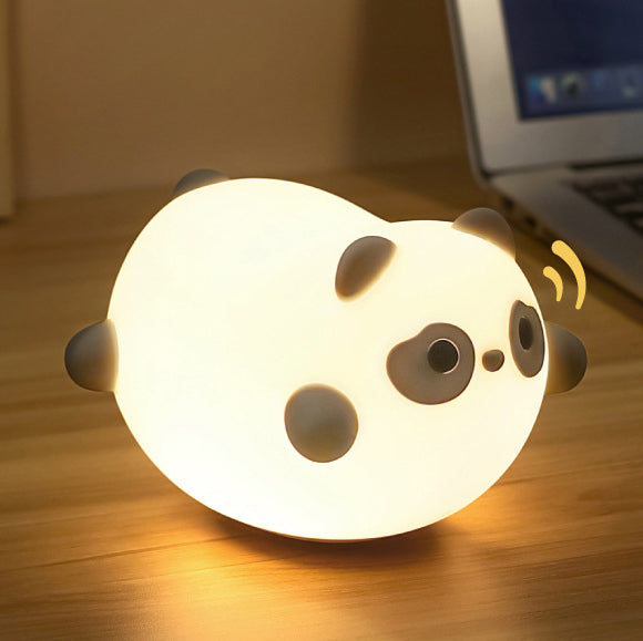 Veilleuse LED en silicone souple en forme de panda - Cadeau idéal pour les enfants et les filles Veilleuse LED en silicone souple en forme de panda - Cadeau idéal pour les enfants et les filles