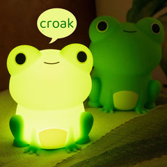 Forg Adorable Light with Miniature Figurine: Perfect Gift & Home Decor