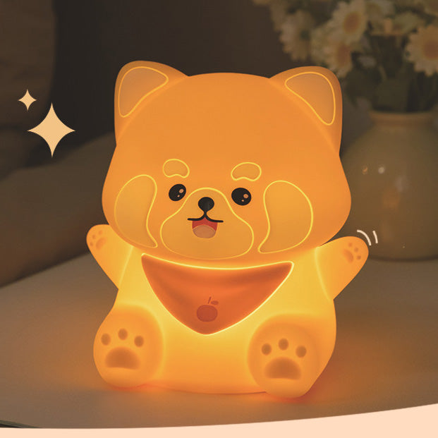 Squishy Silikon-Waschbär-LED-Nachtlicht – perfektes Geschenk für Kinder und Mädchen Squishy Silikon-Waschbär-LED-Nachtlicht – perfektes Geschenk für Kinder und Mädchen