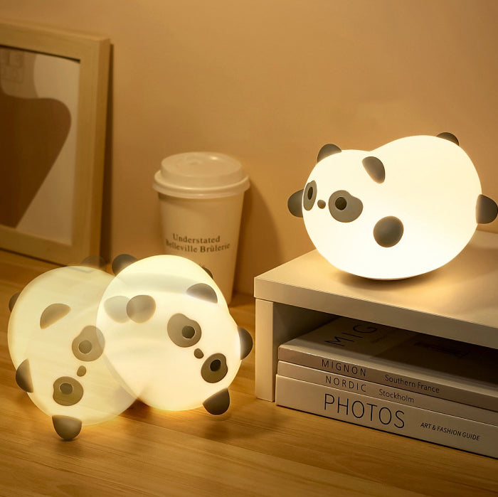 Veilleuse LED en silicone souple en forme de panda - Cadeau idéal pour les enfants et les filles Veilleuse LED en silicone souple en forme de panda - Cadeau idéal pour les enfants et les filles